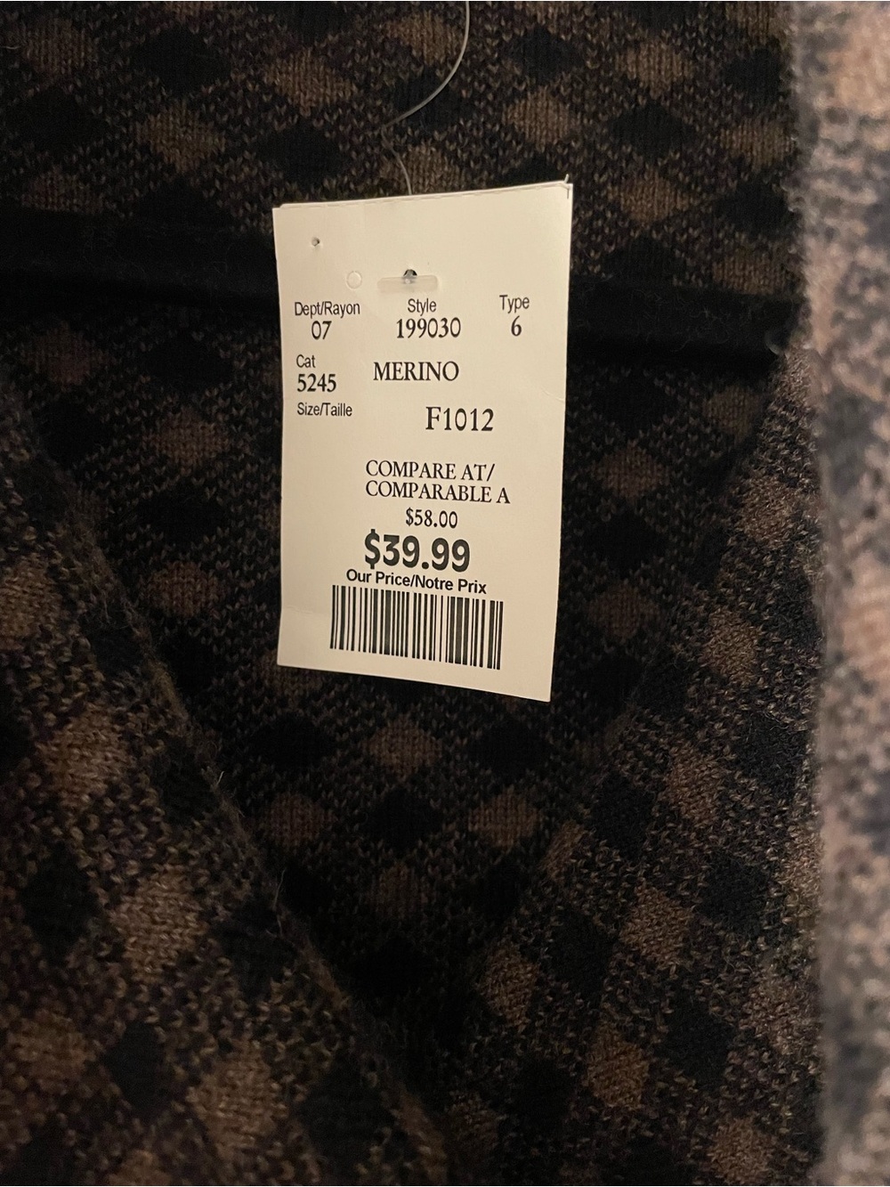 Cynthia Rowley Brown Plaid Tailored Jacket Merino Wool - Picture 7 of 11